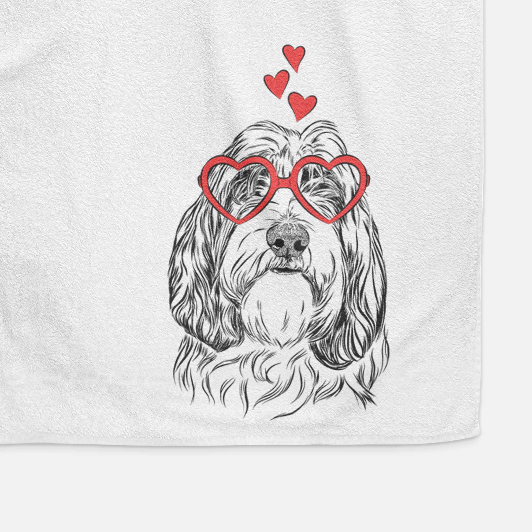 Gerard the Petit Basset Griffon Vendeen Decorative Hand Towel