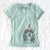 Valentine Gerard the Petit Basset Griffon Vendeen - Women's V-neck Shirt