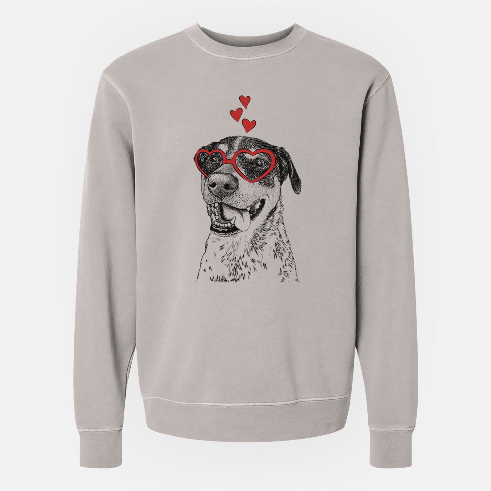 Valentine Gerti the Mixed Breed - Unisex Pigment Dyed Crew Sweatshirt