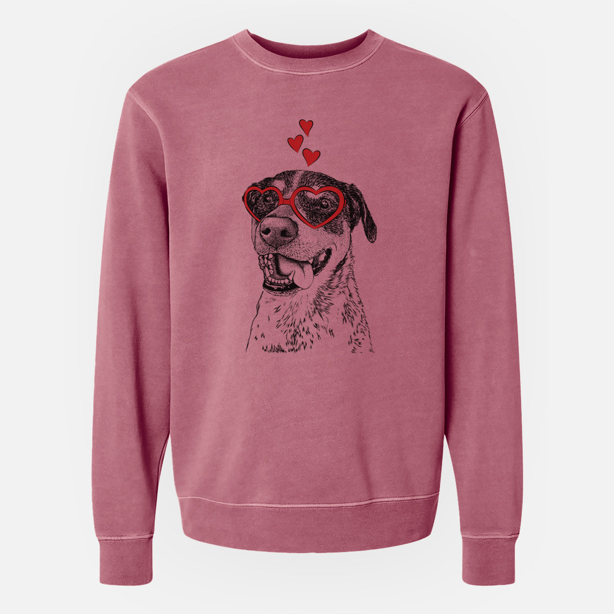 Valentine Gerti the Mixed Breed - Unisex Pigment Dyed Crew Sweatshirt