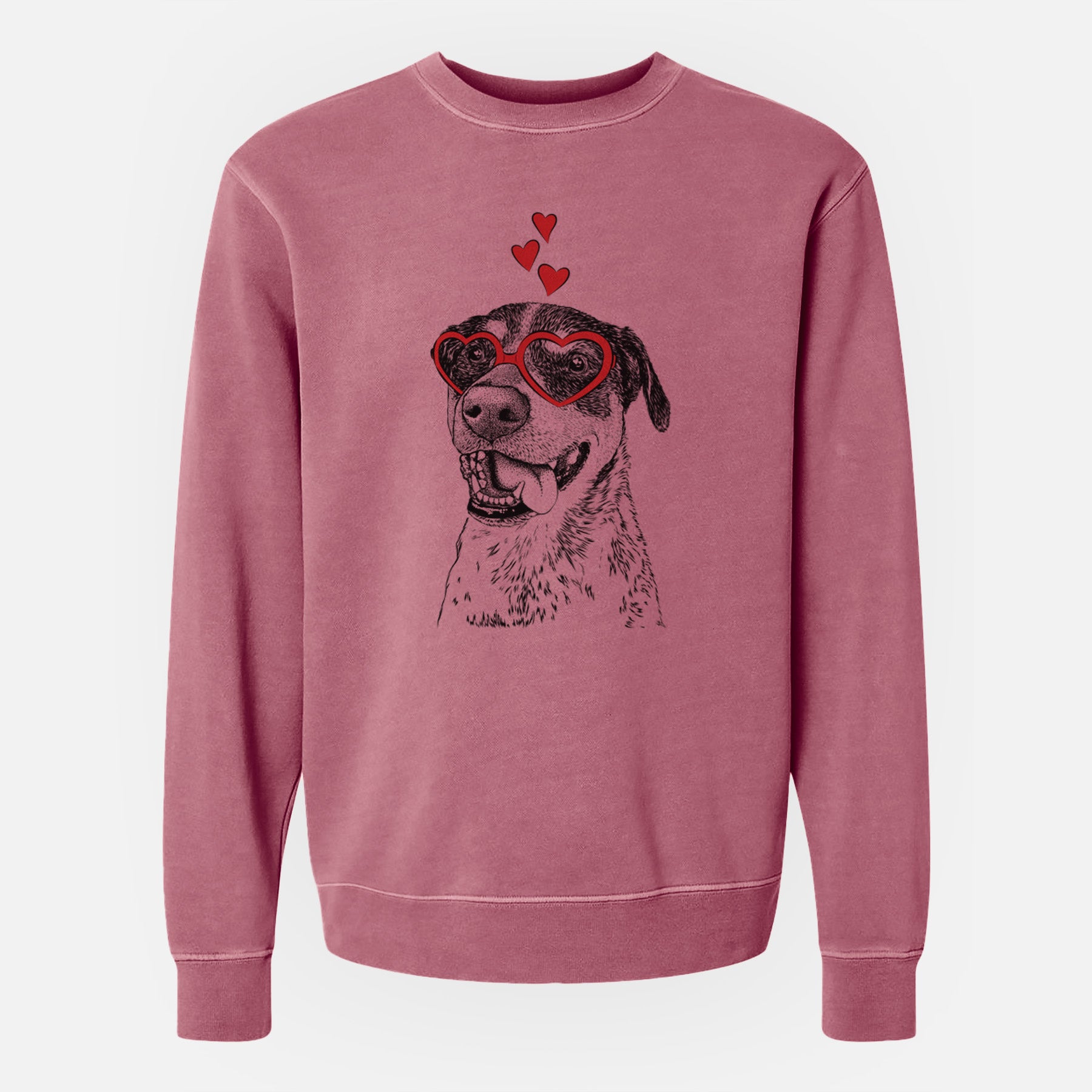 Valentine Gerti the Mixed Breed - Unisex Pigment Dyed Crew Sweatshirt