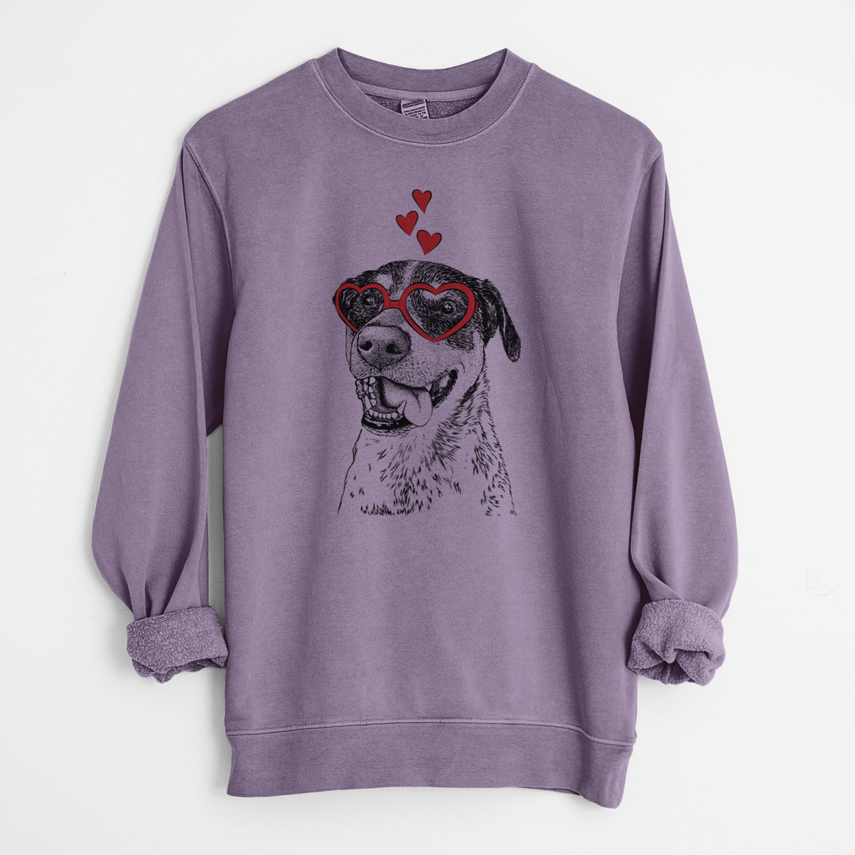 Valentine Gerti the Mixed Breed - Unisex Pigment Dyed Crew Sweatshirt