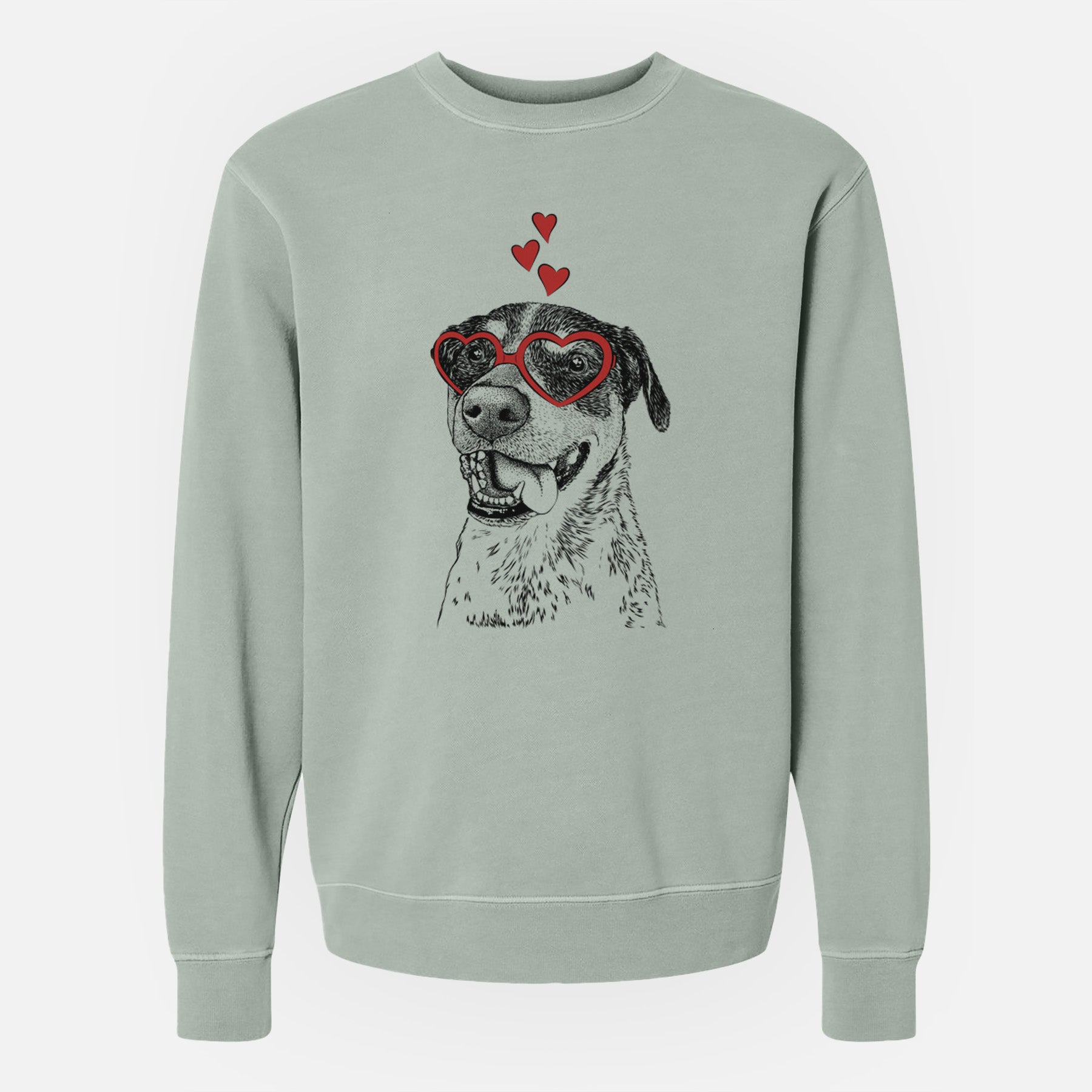 Valentine Gerti the Mixed Breed - Unisex Pigment Dyed Crew Sweatshirt