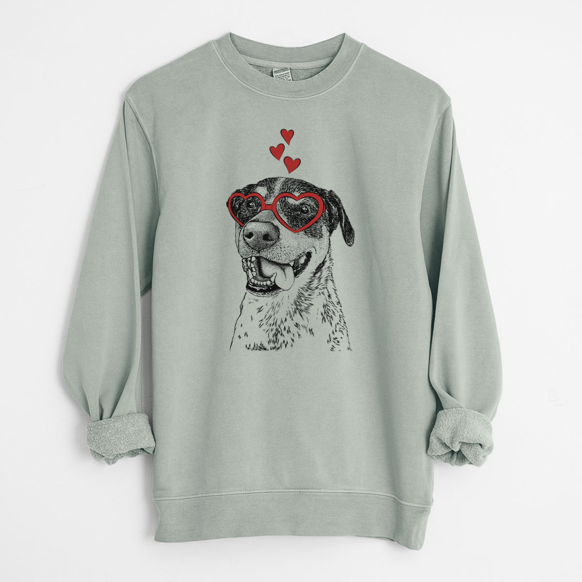 Valentine Gerti the Mixed Breed - Unisex Pigment Dyed Crew Sweatshirt