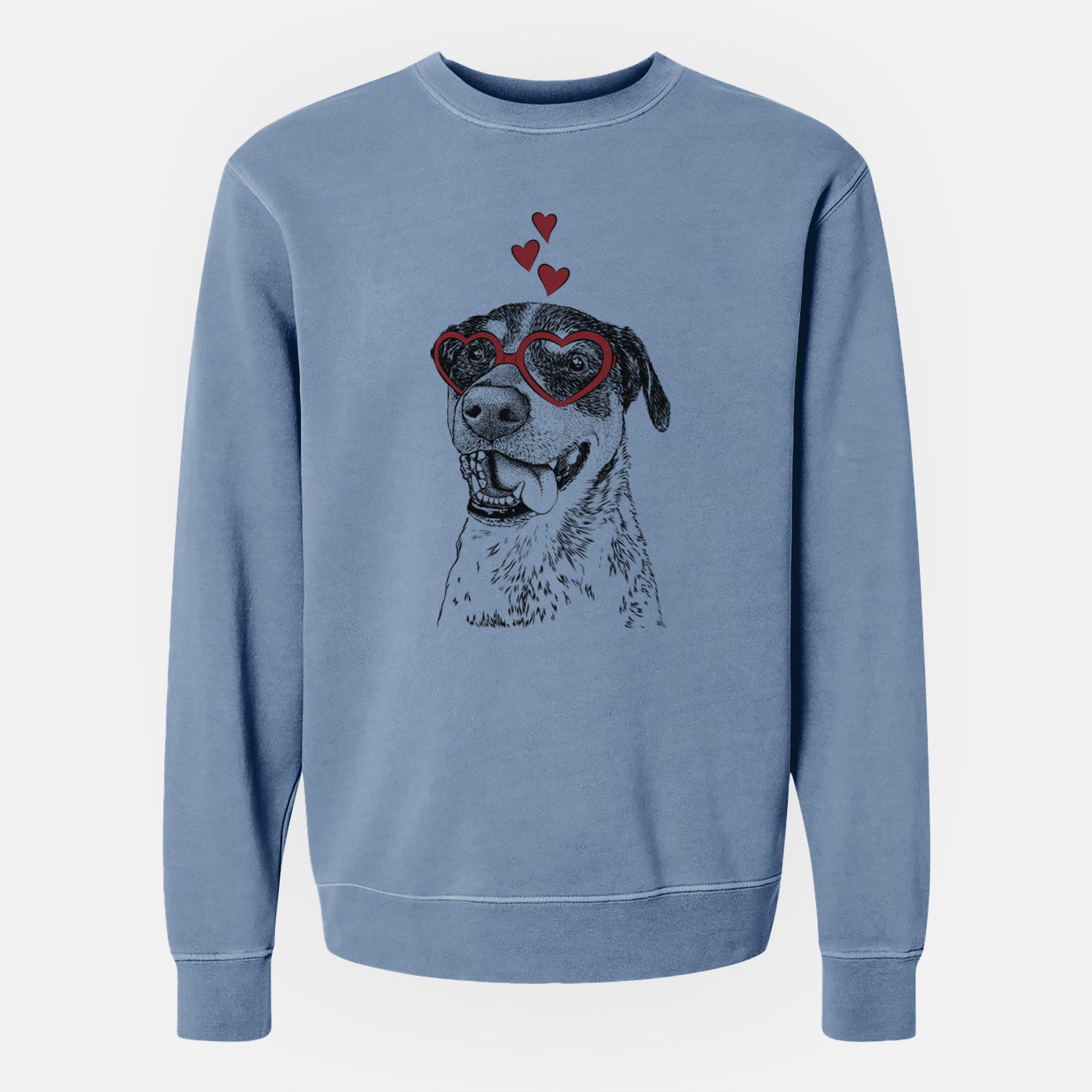 Valentine Gerti the Mixed Breed - Unisex Pigment Dyed Crew Sweatshirt