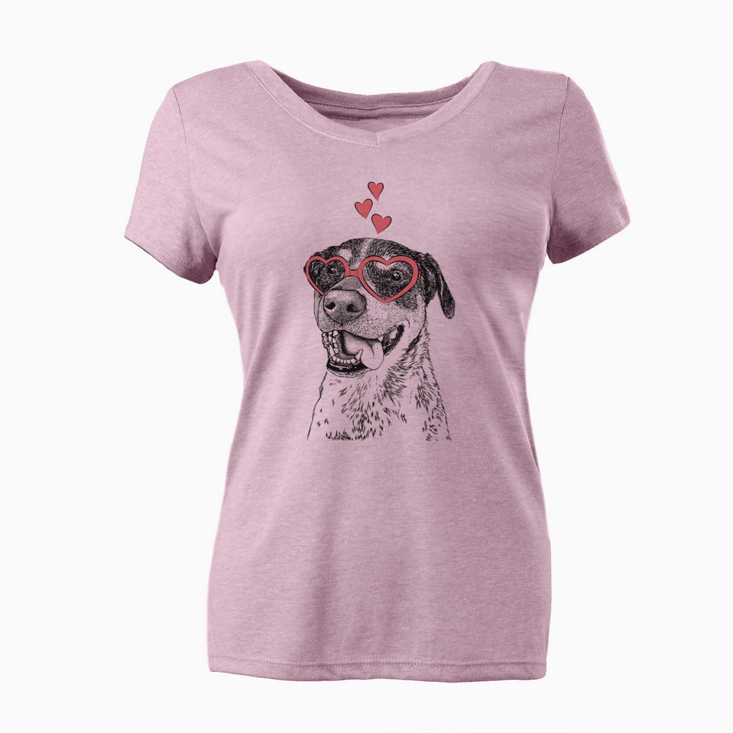 Valentine Gerti the Mixed Breed - Women's V-neck Shirt