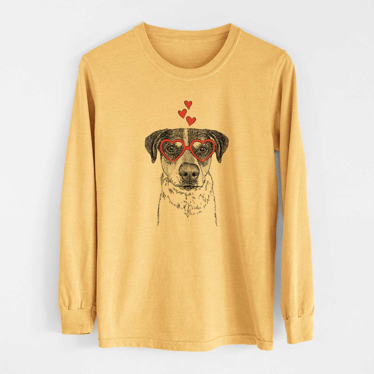 Valentine Gertrude the Mixed Breed - Heavyweight 100% Cotton Long Sleeve