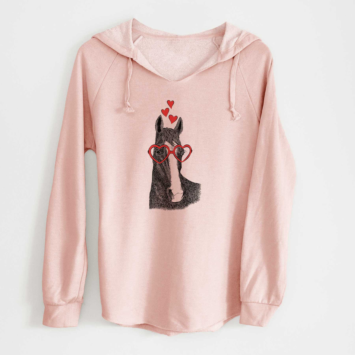 Valentine Gibson the Tennessee Walking Horse - Cali Wave Hooded Sweatshirt