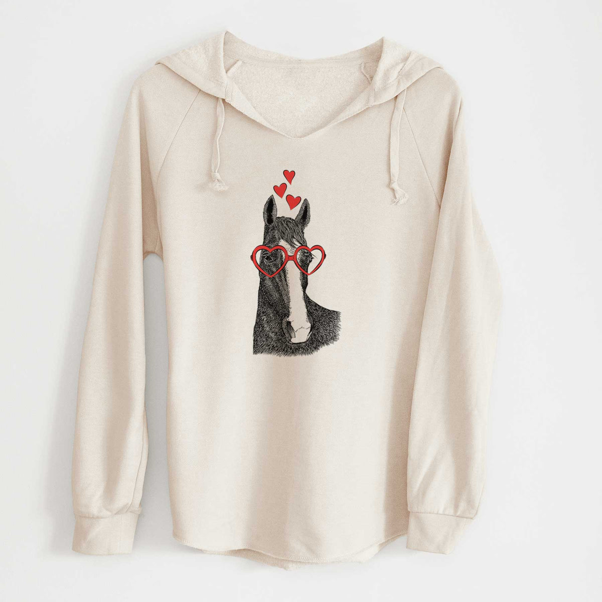 Valentine Gibson the Tennessee Walking Horse - Cali Wave Hooded Sweatshirt