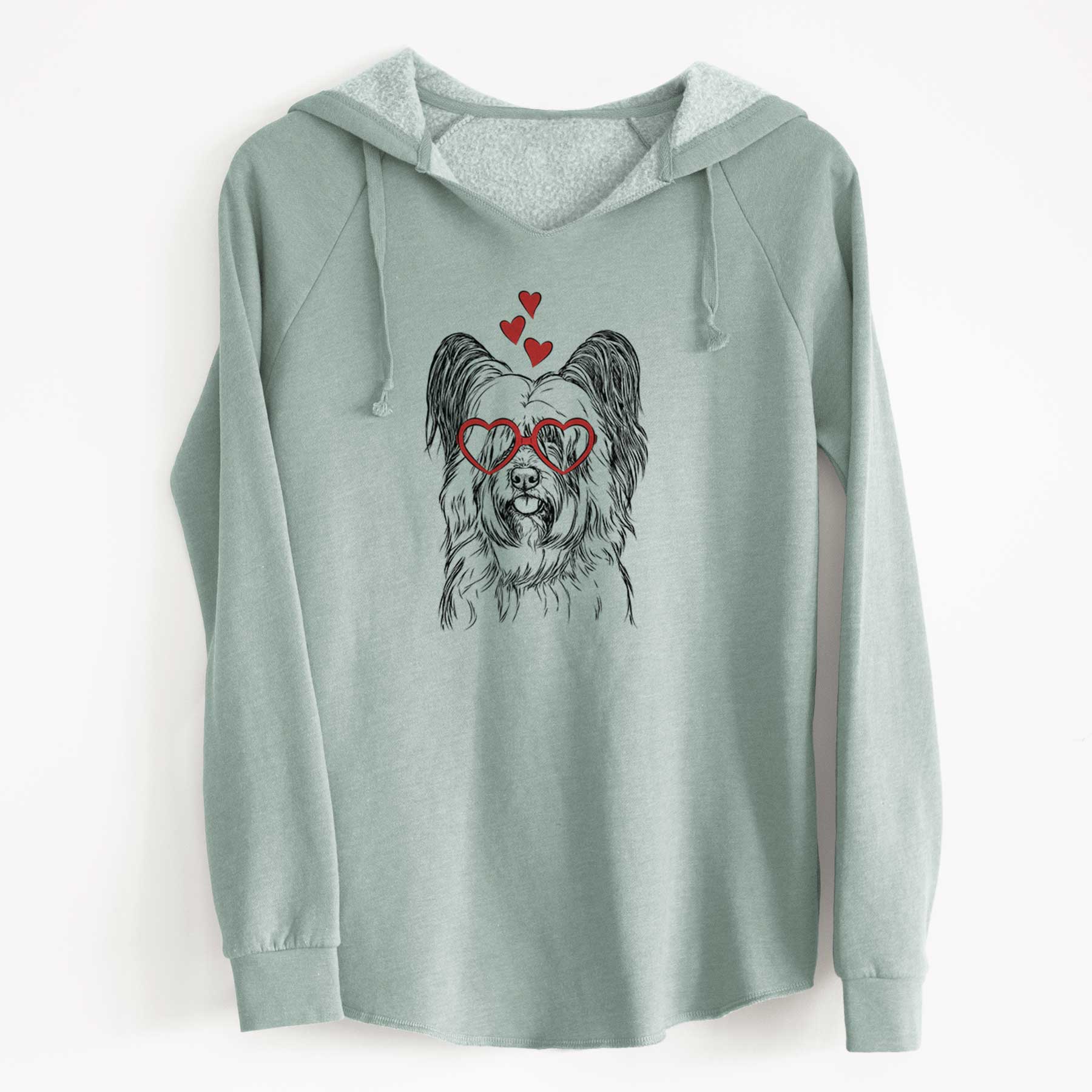 Valentine Gideon the Skye Terrier - Cali Wave Hooded Sweatshirt