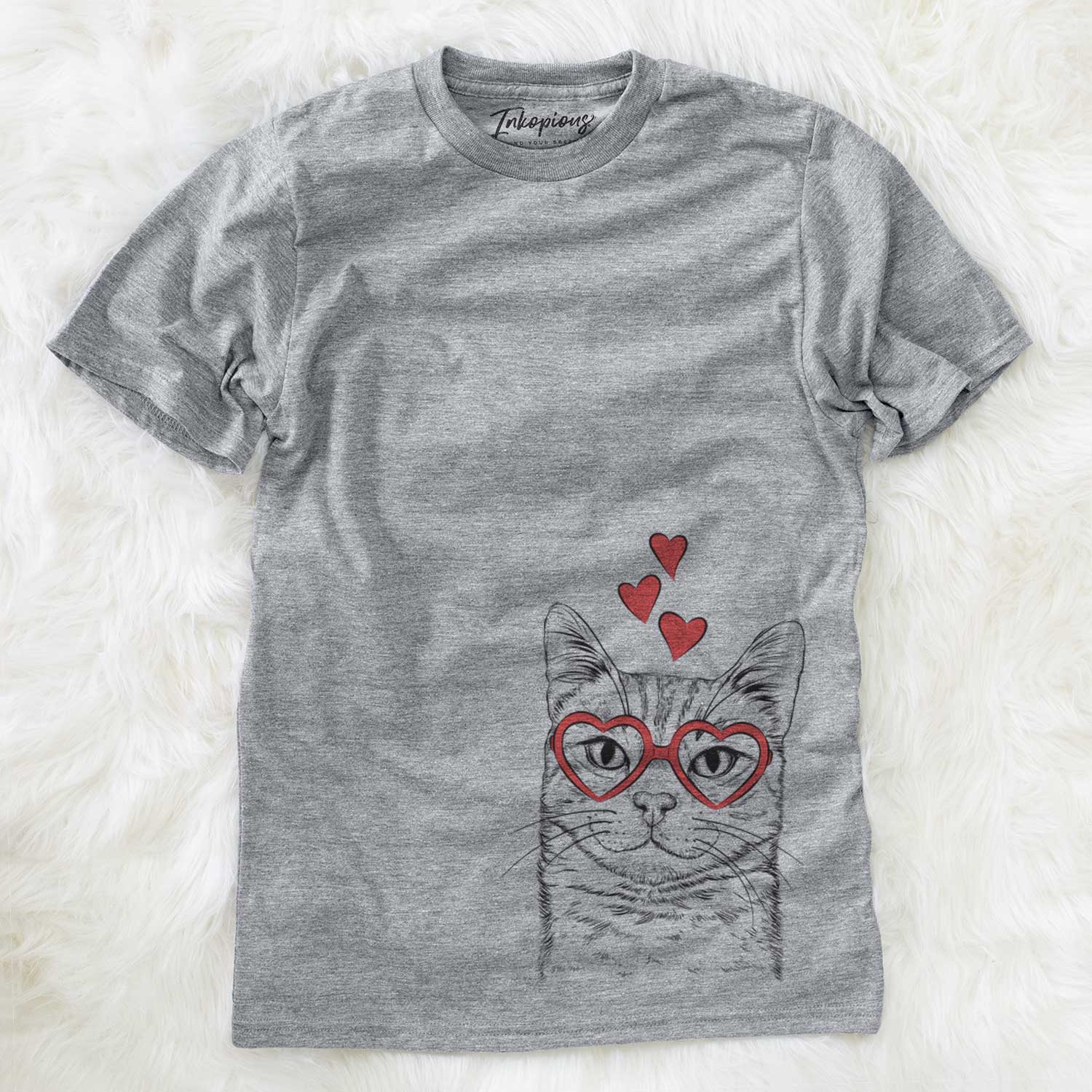 Valentine Ginger Tom the Tabby Cat - Unisex Crewneck