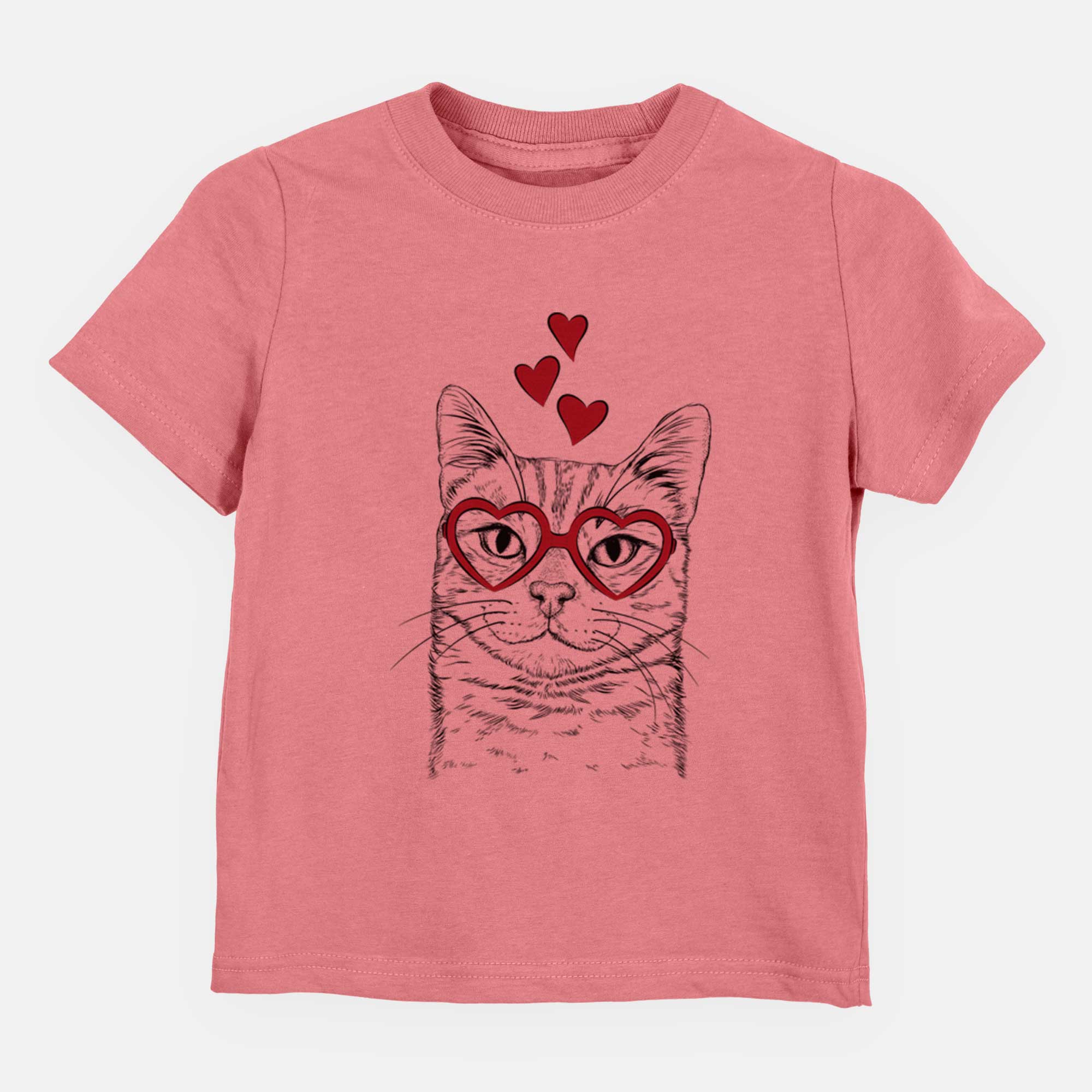 Valentine Ginger Tom the Tabby Cat - Kids/Youth/Toddler Shirt