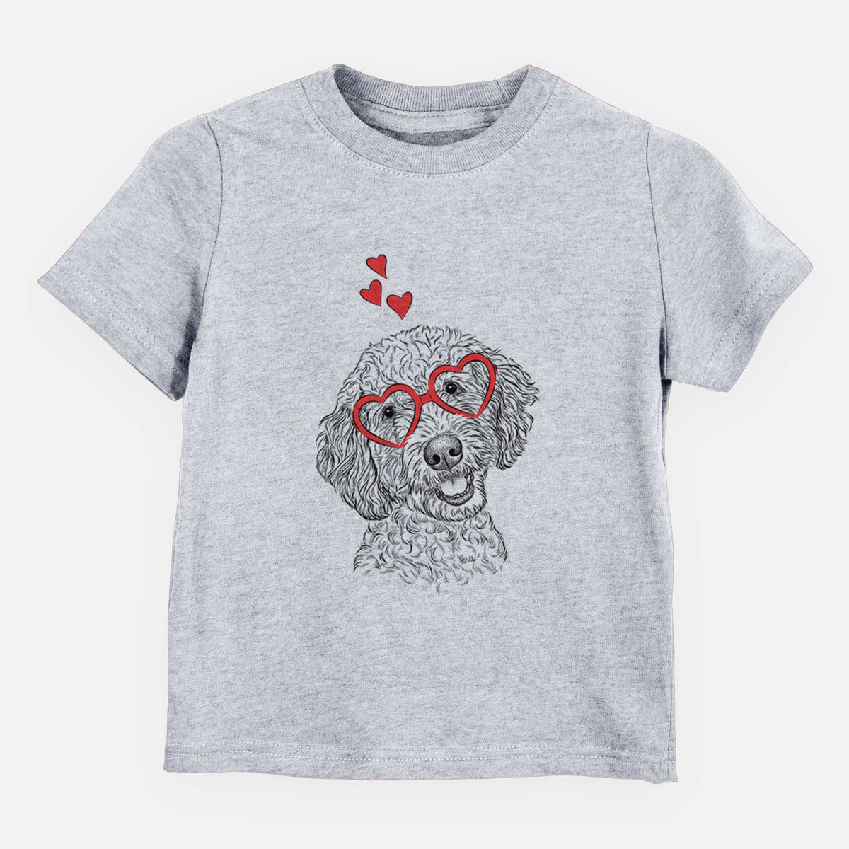 Valentine Gizmo the Goldendoodle - Kids/Youth/Toddler Shirt