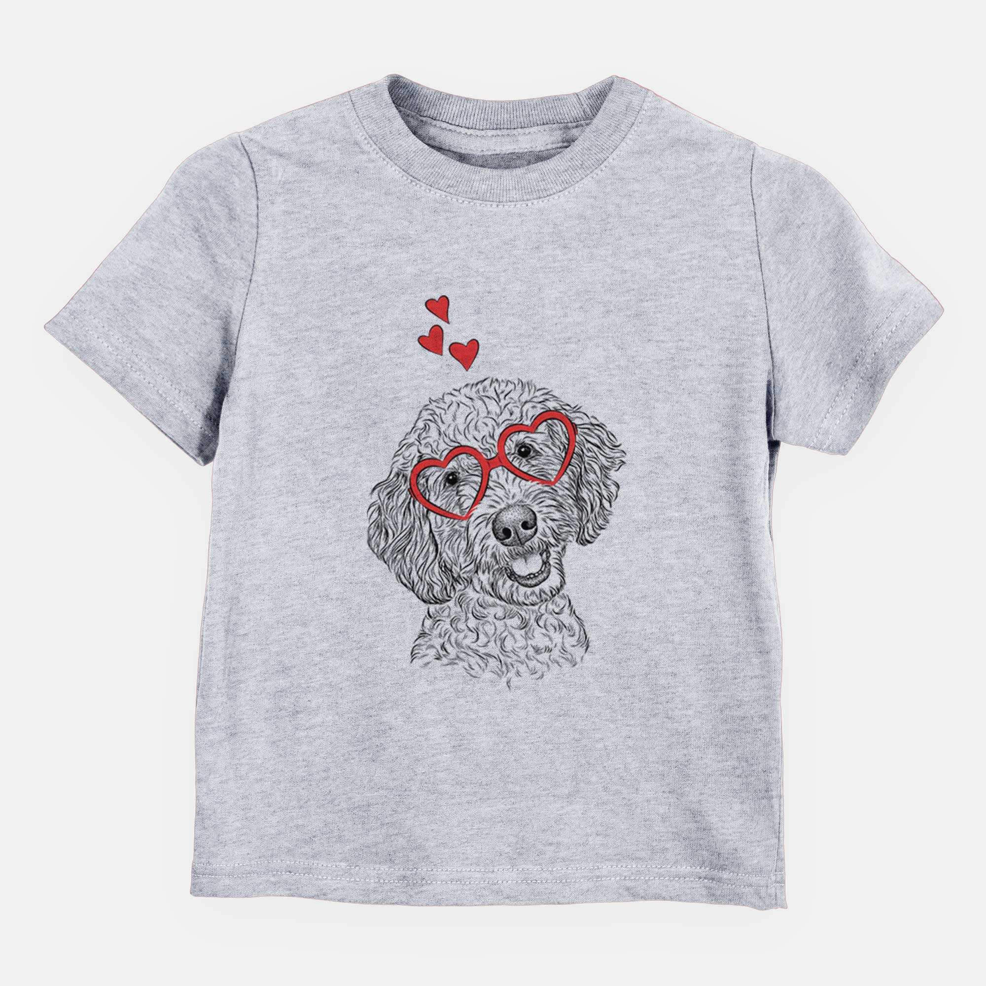 Valentine Gizmo the Goldendoodle - Kids/Youth/Toddler Shirt