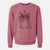 Valentine Gizmo the Grey Cat - Unisex Pigment Dyed Crew Sweatshirt