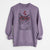 Valentine Gizmo the Grey Cat - Unisex Pigment Dyed Crew Sweatshirt