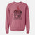 Valentine Gonzo the Chocolate Lab - Unisex Pigment Dyed Crew Sweatshirt