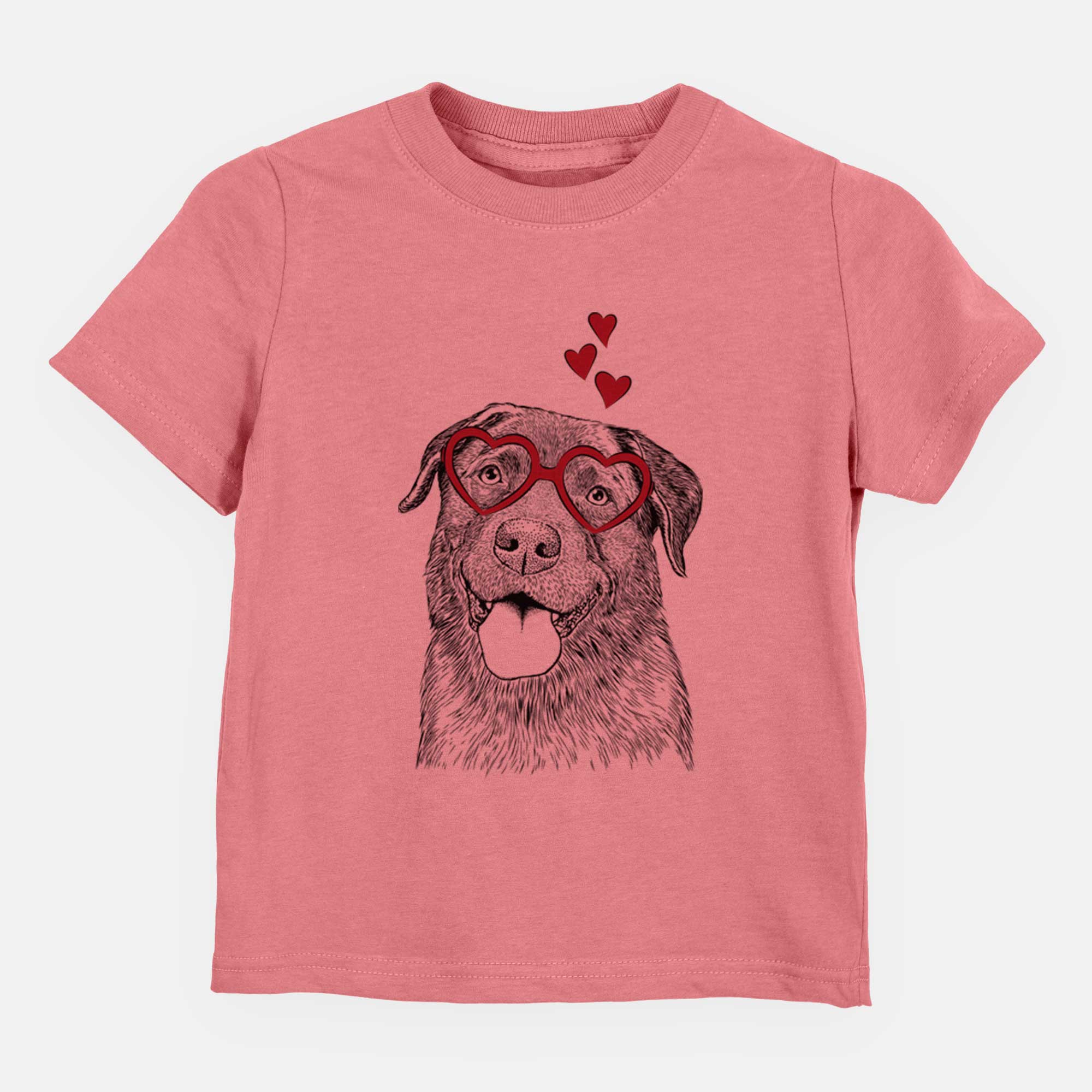 Valentine Gonzo the Chocolate Lab - Kids/Youth/Toddler Shirt