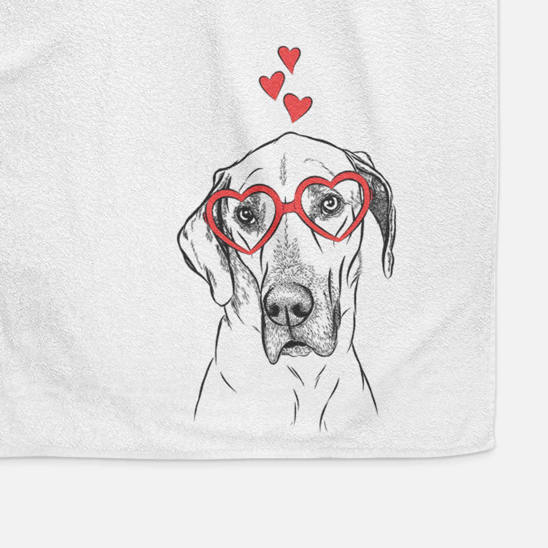 Gracie the Great Dane Decorative Hand Towel