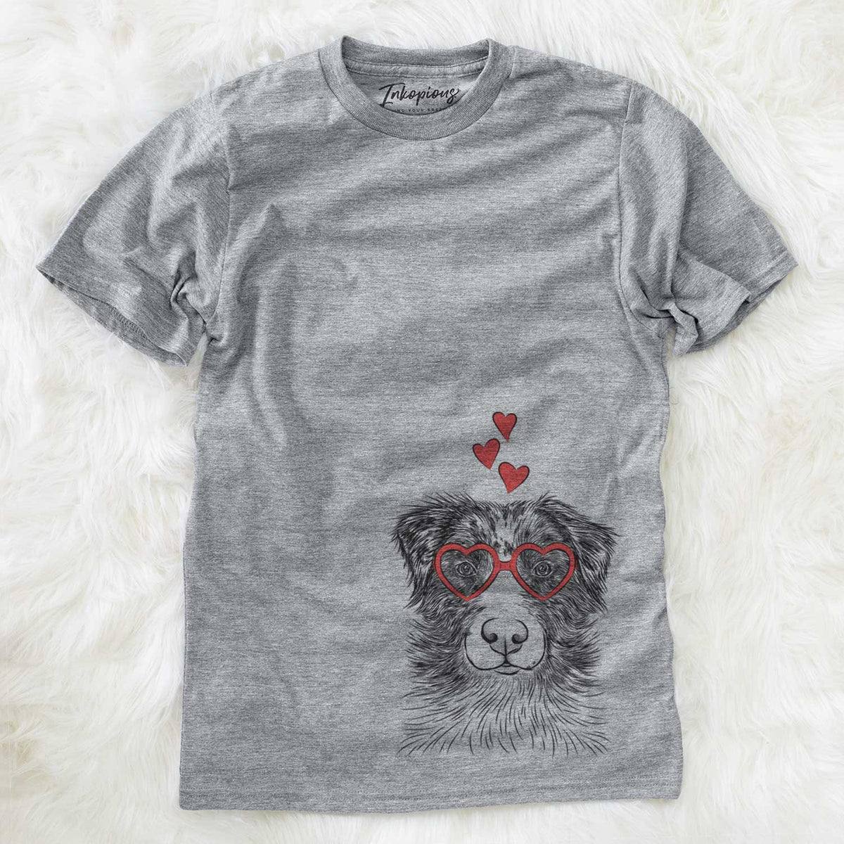 Valentine Gram the Australian Shepherd - Unisex Crewneck