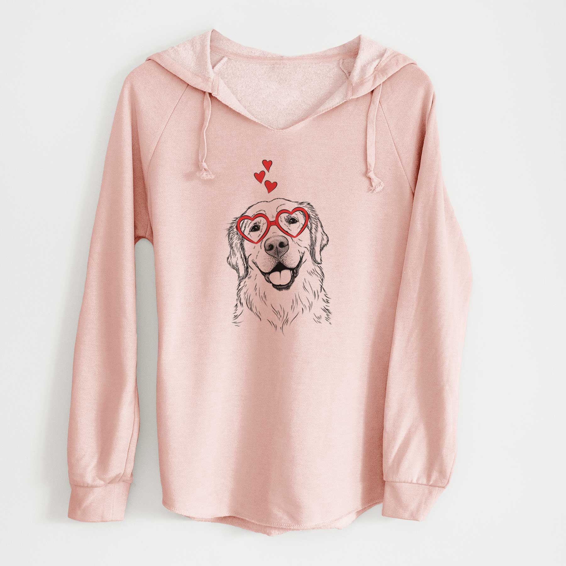 Valentine Griffin the Golden Retriever - Cali Wave Hooded Sweatshirt