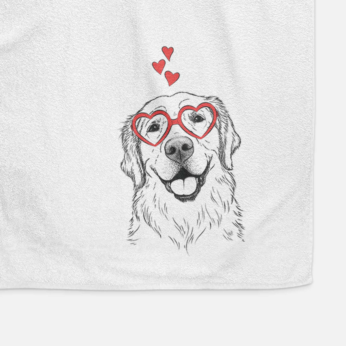 Griffin the Golden Retriever Decorative Hand Towel