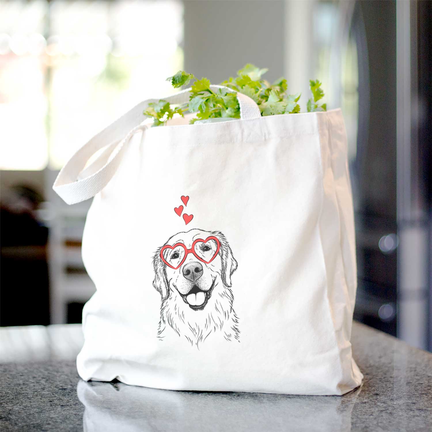 Griffin the Golden Retriever - Tote Bag