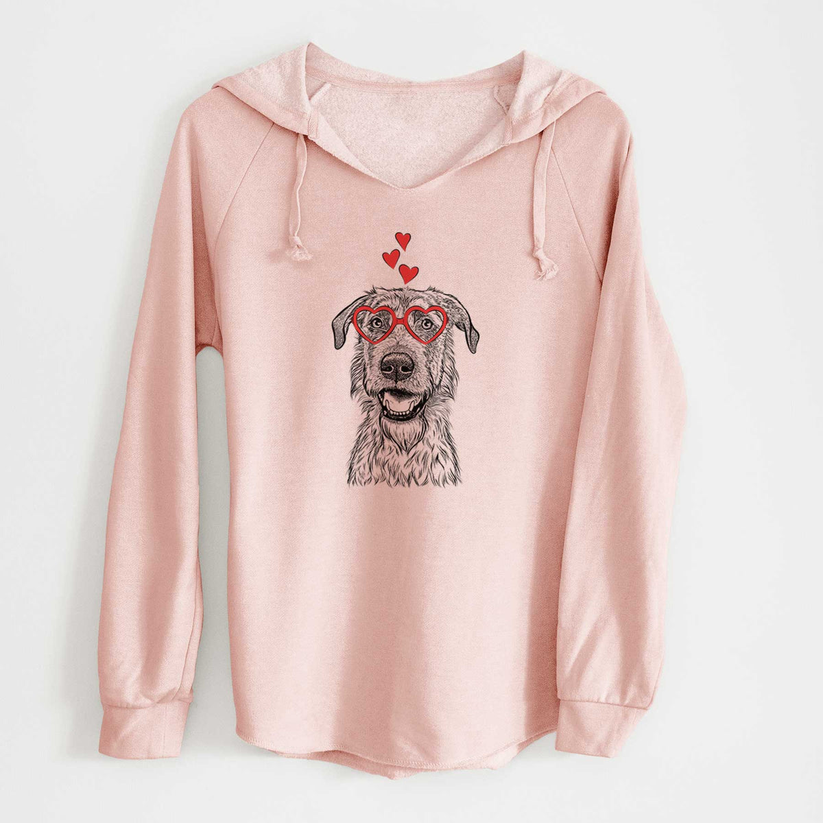 Valentine Griffin the Irish Wolfhound - Cali Wave Hooded Sweatshirt