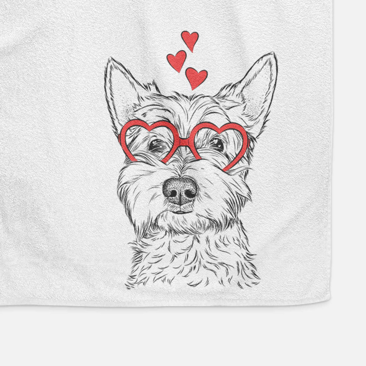 Grizel the West Highland Terrier Decorative Hand Towel