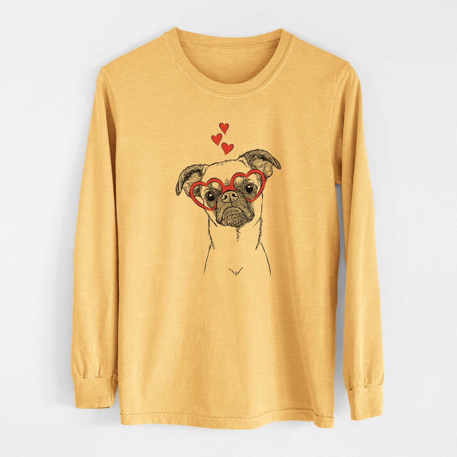 Valentine Groot the Brussels Griffon - Heavyweight 100% Cotton Long Sleeve