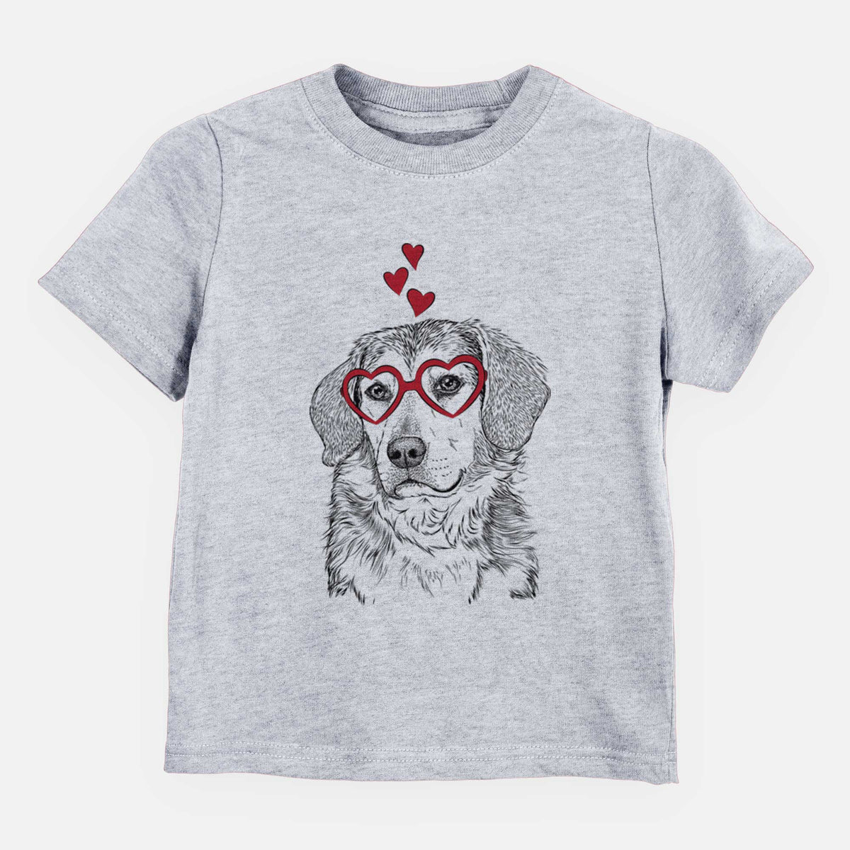 Valentine Gunner the Beagle Mix - Kids/Youth/Toddler Shirt
