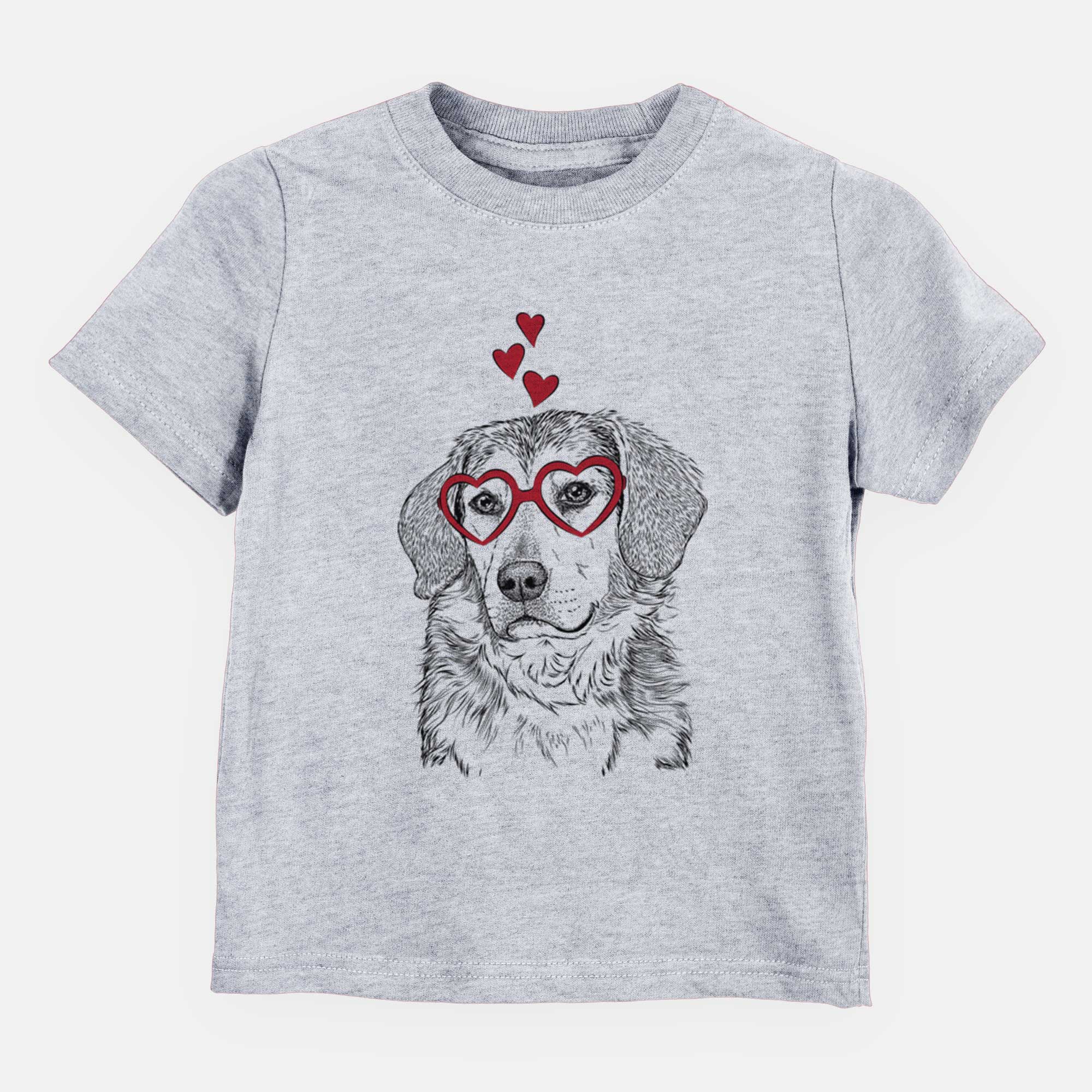 Valentine Gunner the Beagle Mix - Kids/Youth/Toddler Shirt