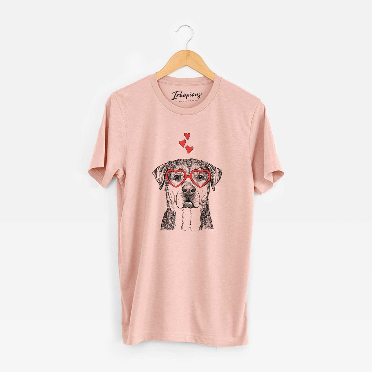 Valentine Gus the Rottweiler Mix - Unisex Crewneck