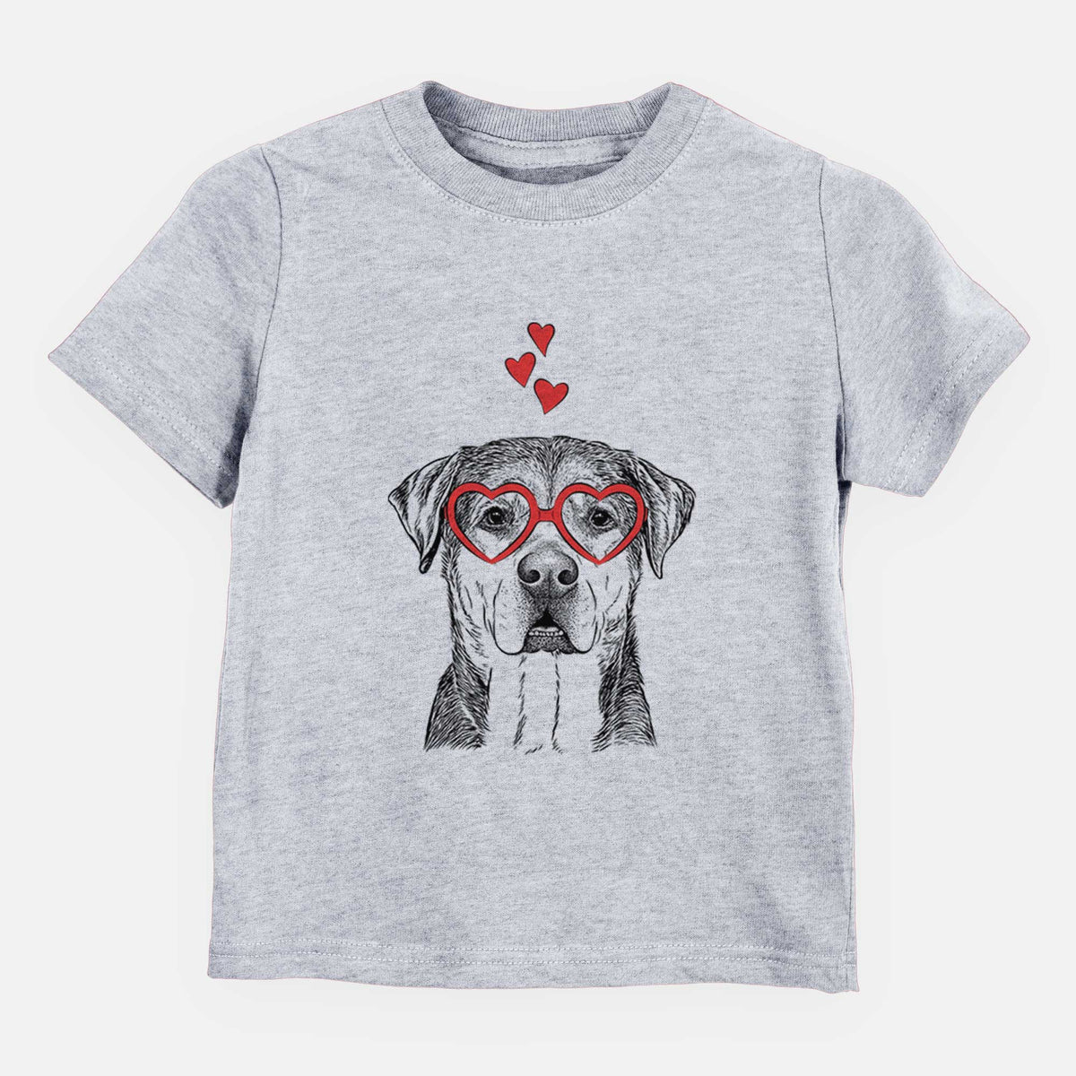 Valentine Gus the Rottweiler Mix - Kids/Youth/Toddler Shirt