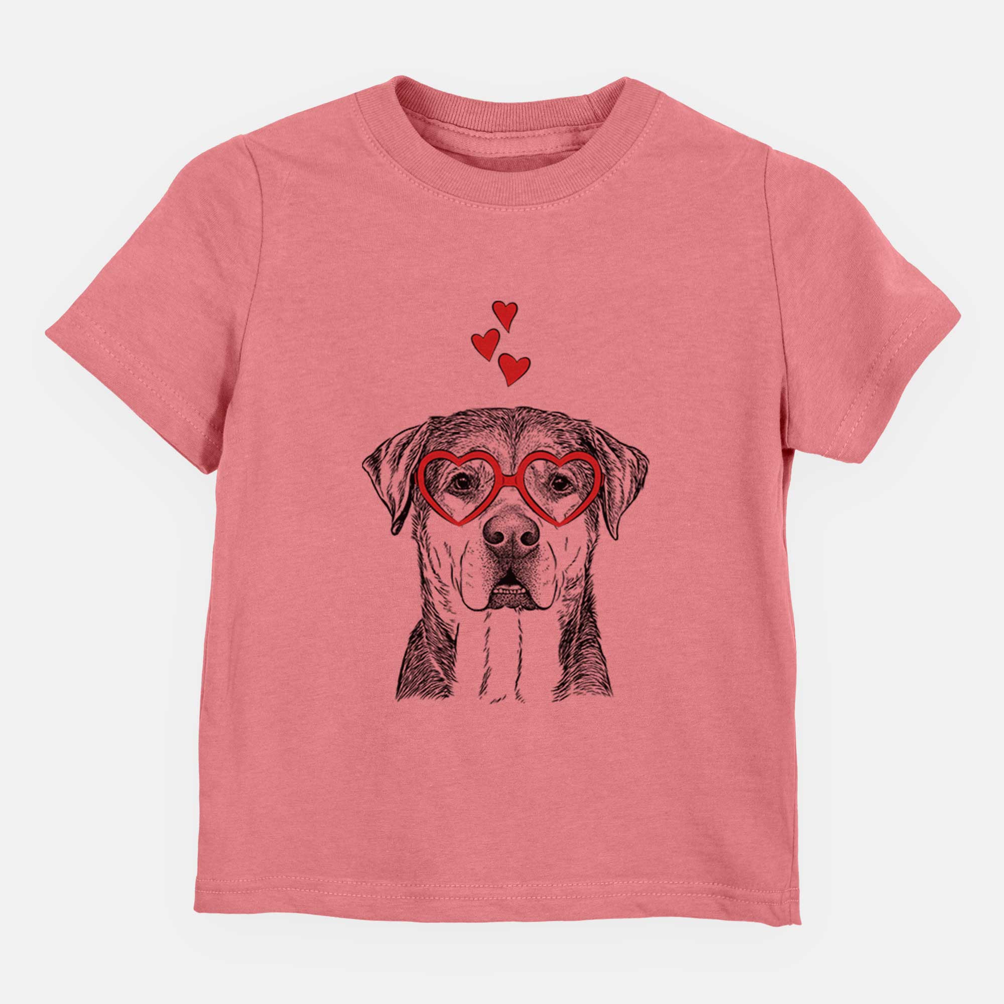 Valentine Gus the Rottweiler Mix - Kids/Youth/Toddler Shirt