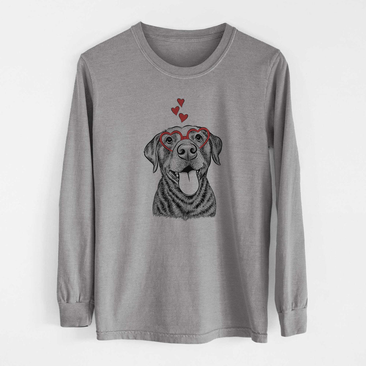 Valentine Gwen the Labrador Retriever - Heavyweight 100% Cotton Long Sleeve