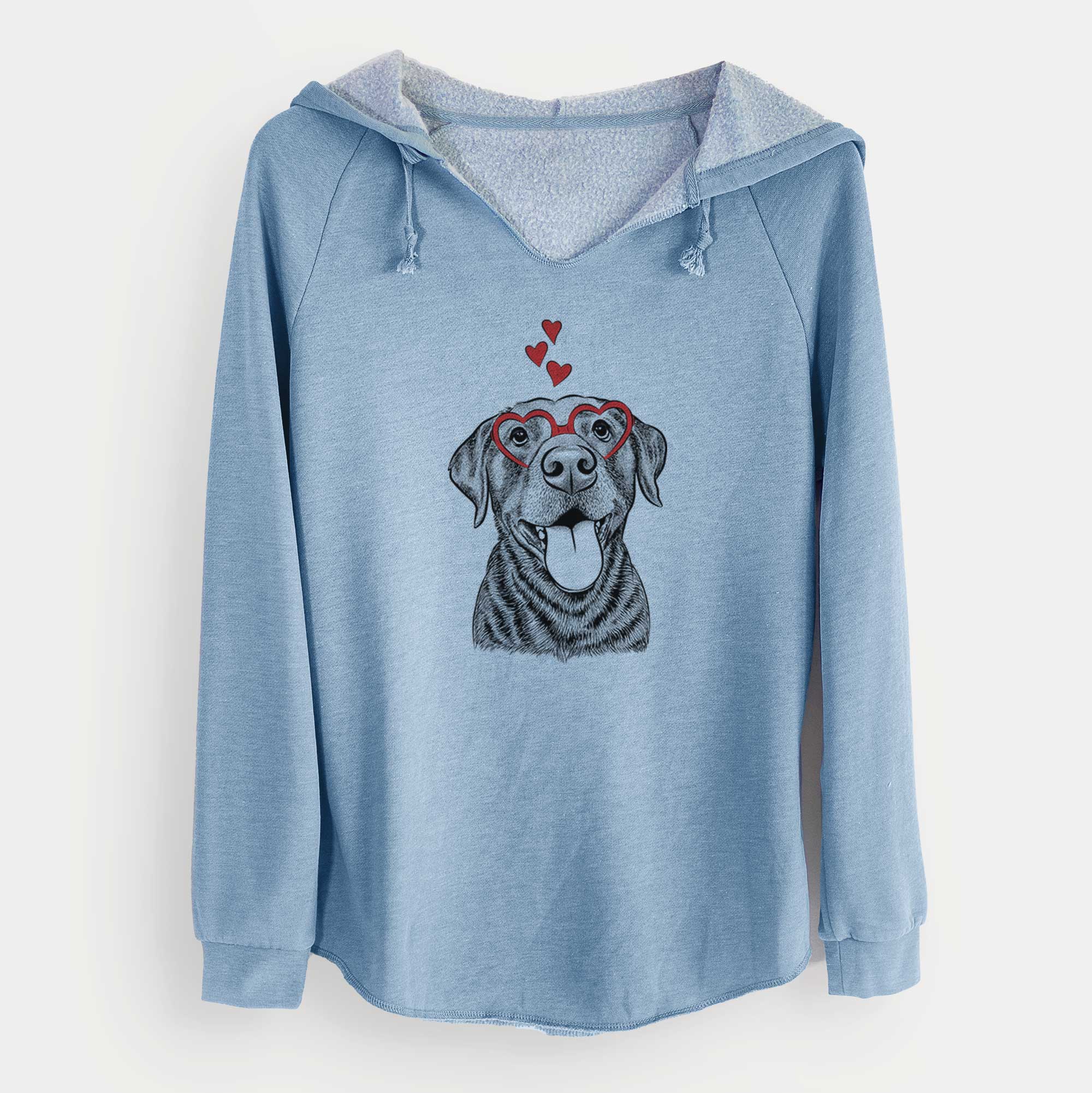 Valentine Gwen the Labrador Retriever - Cali Wave Hooded Sweatshirt
