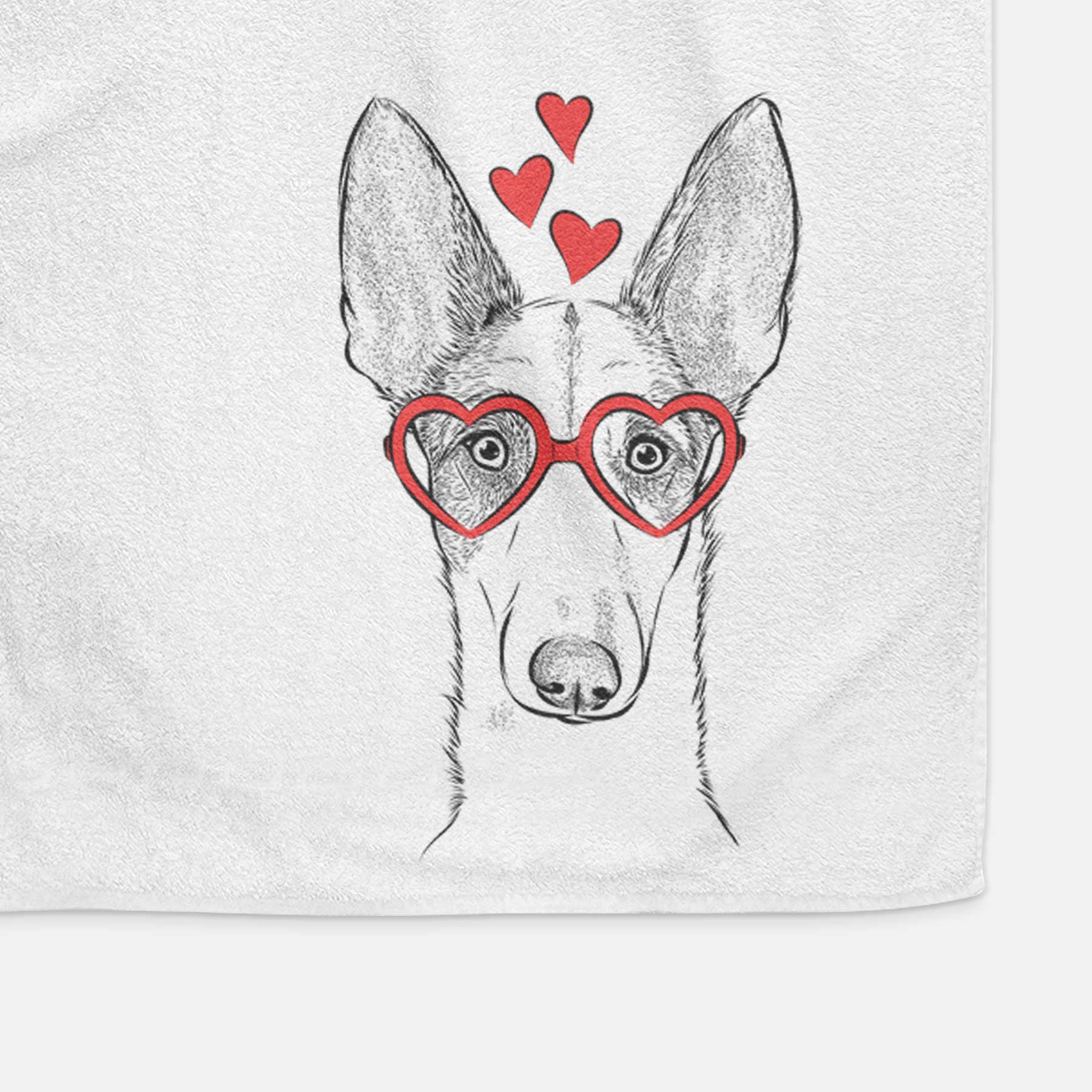 Halo the Ibizan Sight Hound Decorative Hand Towel