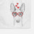 Halo the Ibizan Sight Hound Decorative Hand Towel