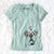 Valentine Hank the English Bulldog - Women's V-neck Shirt