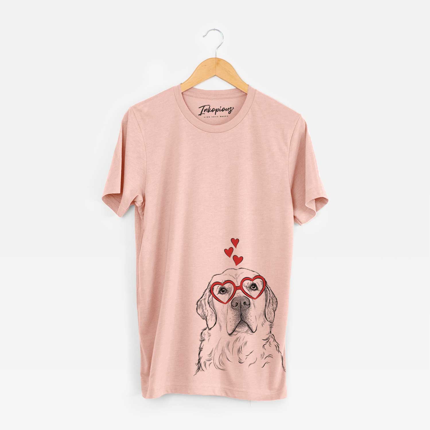 Valentine Hank the Irish Cream Golden Retriever - Unisex Crewneck