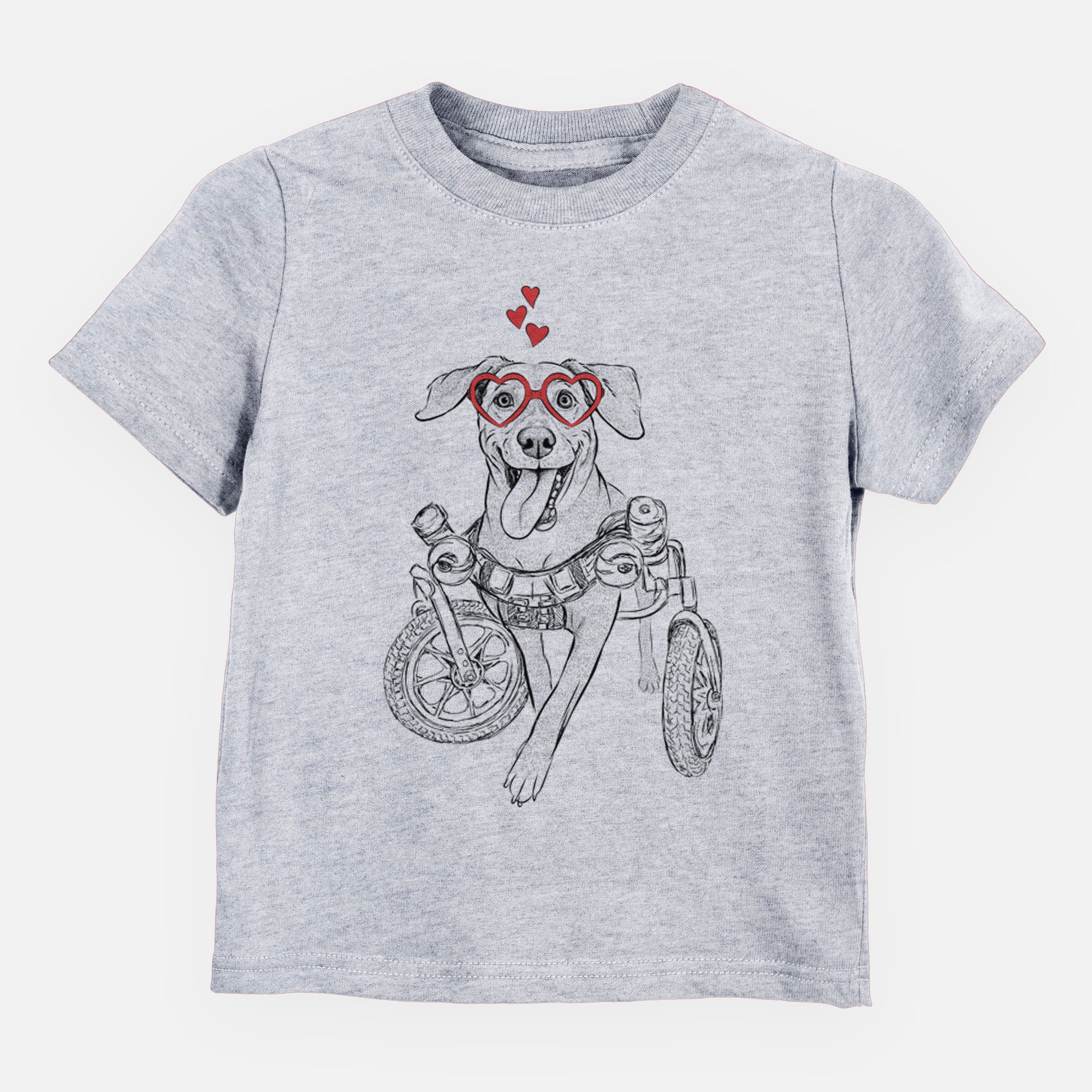 Valentine Hannah the Pitbull Mix - Kids/Youth/Toddler Shirt