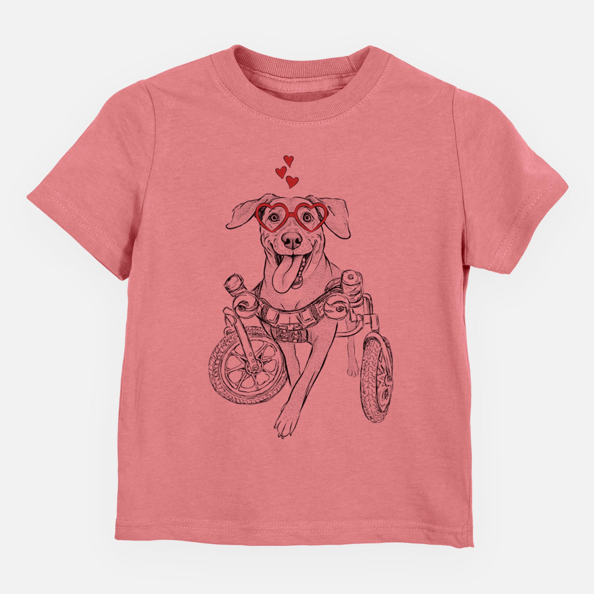 Valentine Hannah the Pitbull Mix - Kids/Youth/Toddler Shirt