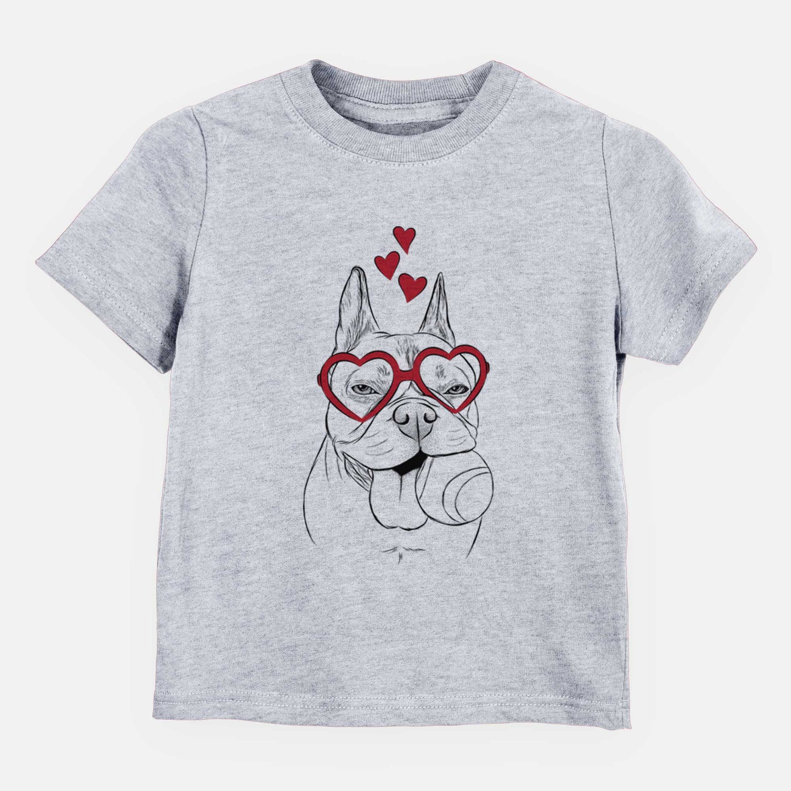 Valentine Happy Franco the French Bulldog - Kids/Youth/Toddler Shirt
