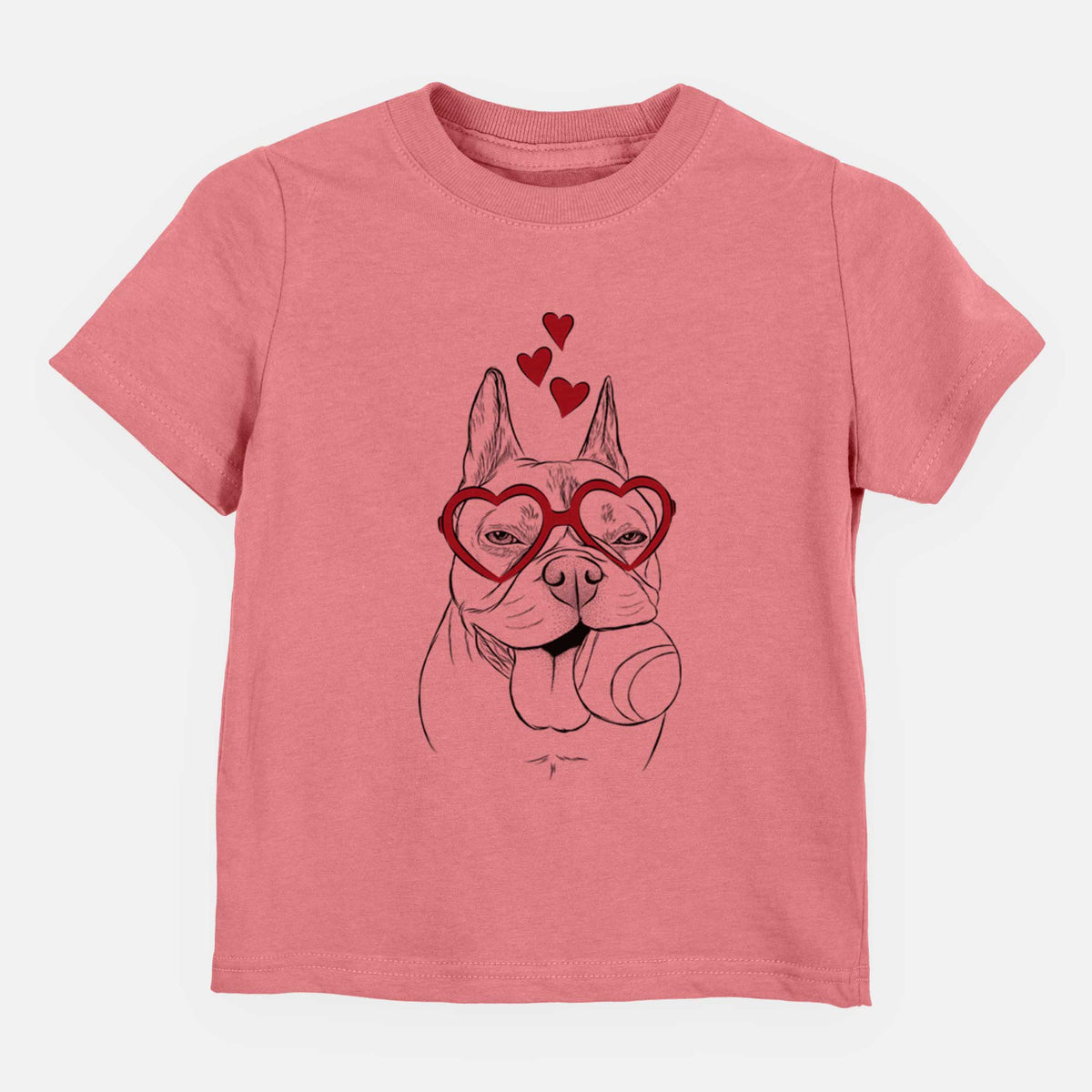 Valentine Happy Franco the French Bulldog - Kids/Youth/Toddler Shirt