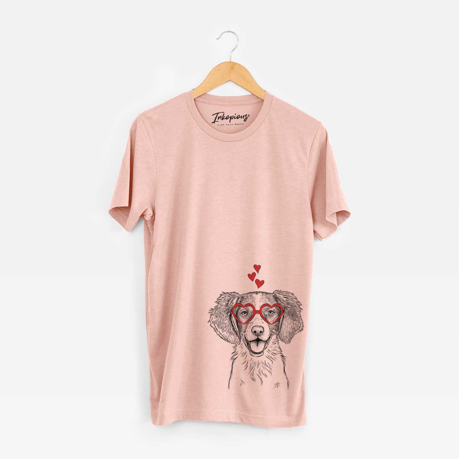 Valentine Happy Holly the Brittany Spaniel - Unisex Crewneck