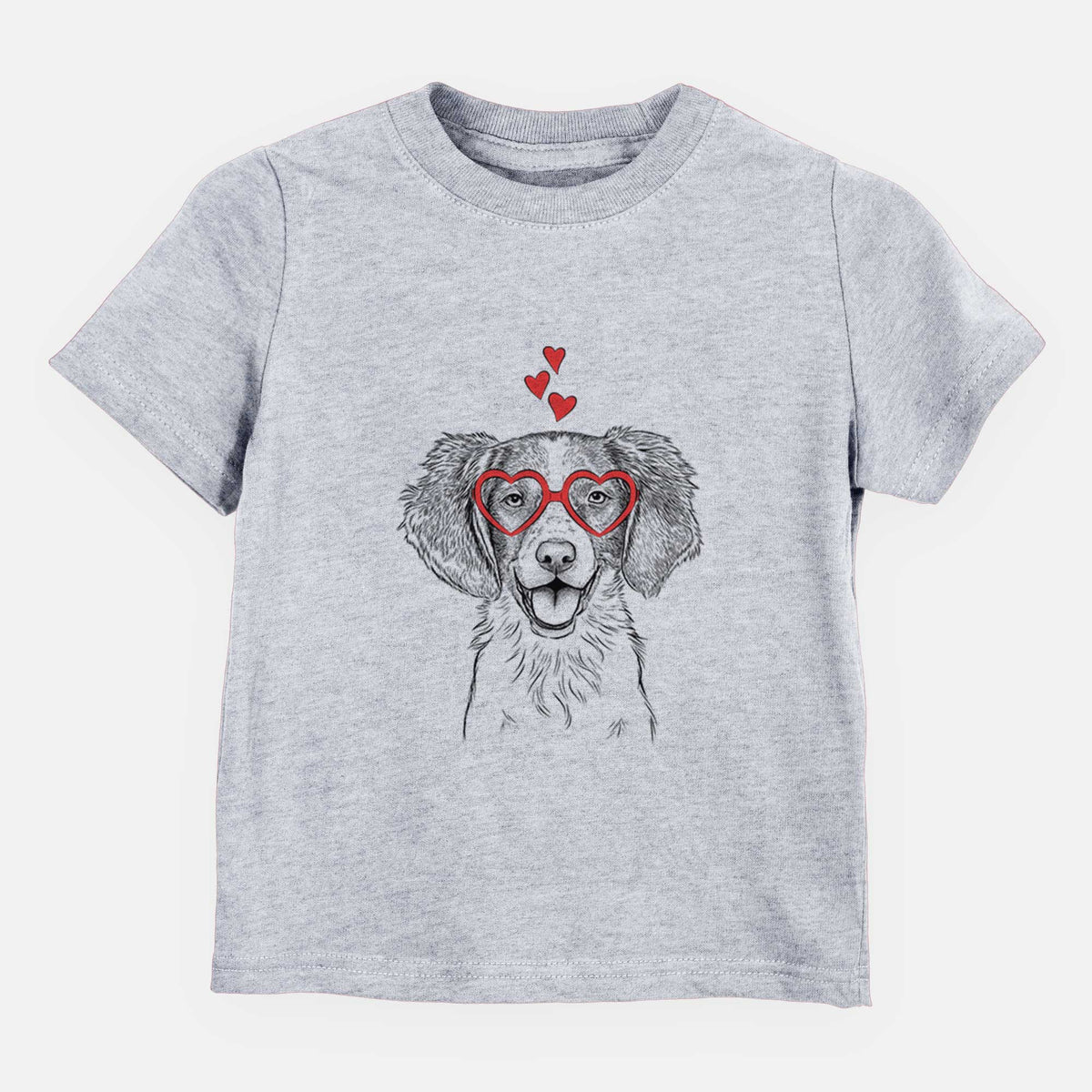 Valentine Happy Holly the Brittany Spaniel - Kids/Youth/Toddler Shirt