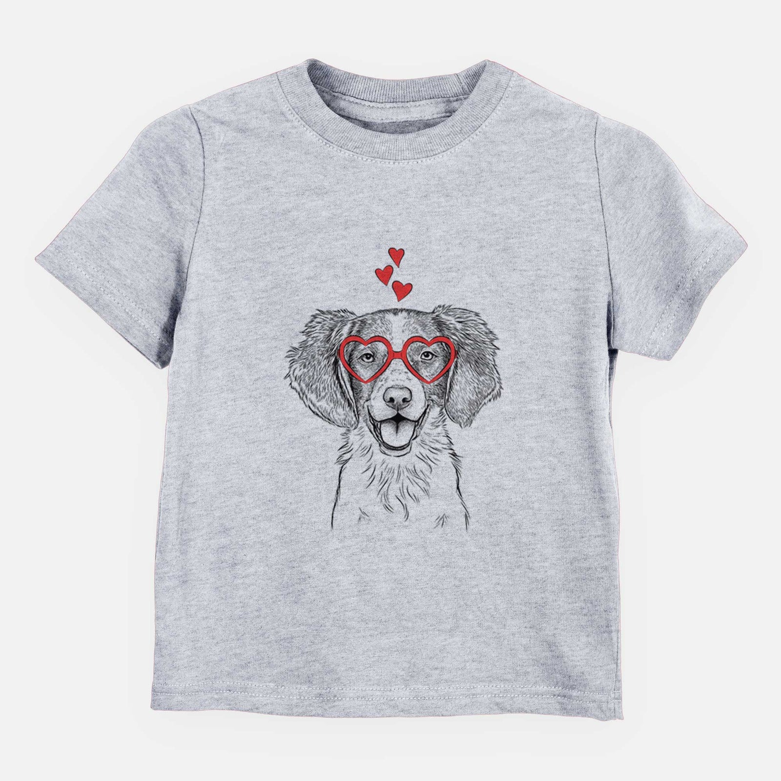 Valentine Happy Holly the Brittany Spaniel - Kids/Youth/Toddler Shirt