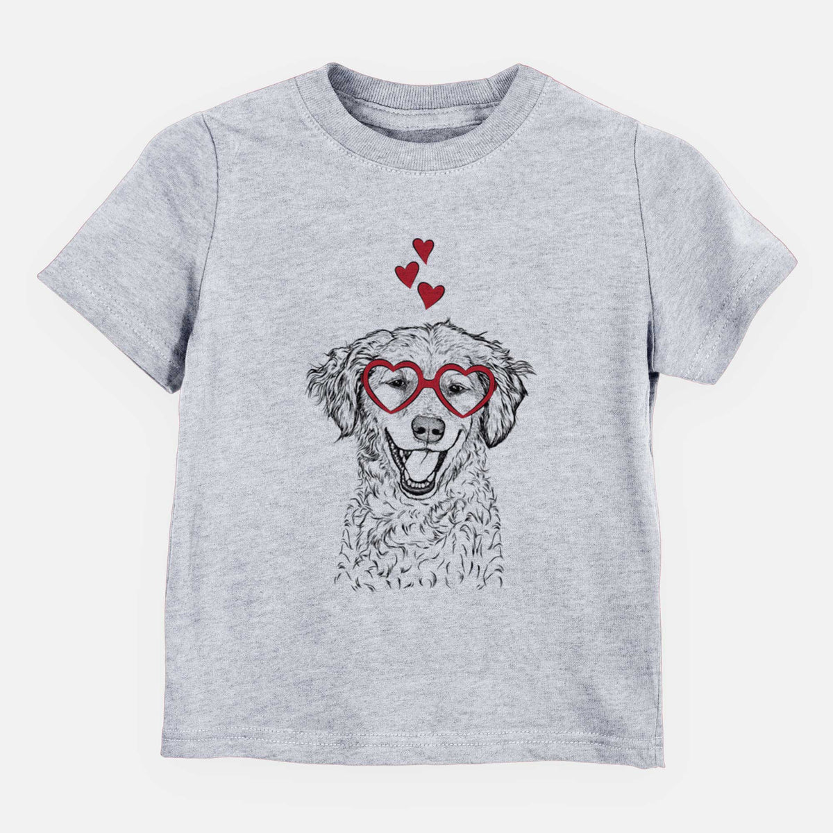 Valentine Happy Otis the Miniature Goldendoodle - Kids/Youth/Toddler Shirt