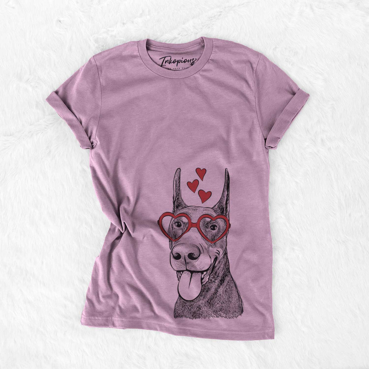 Happy Sunny the Doberman Pinscher - Bella Canvas Unisex Crewneck